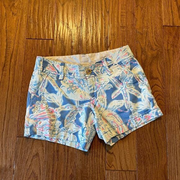 Lilly Pulitzer the Callahan starfish shorts size 00 - Picture 2 of 10